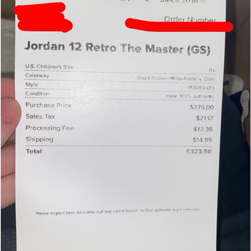 The masters Jordan 12’s